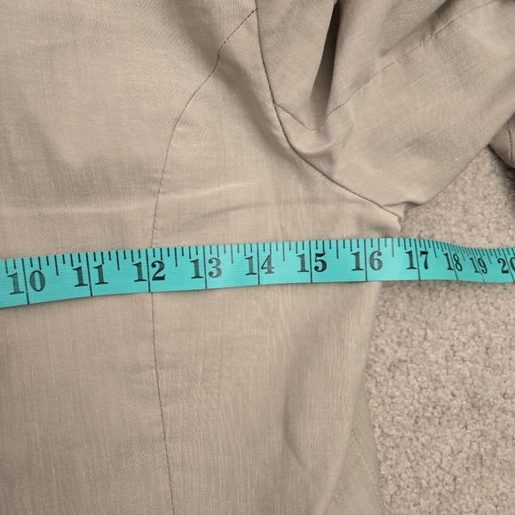 Teenflo Beige Linen Jacket. Size 4 - Picture 11 of 12